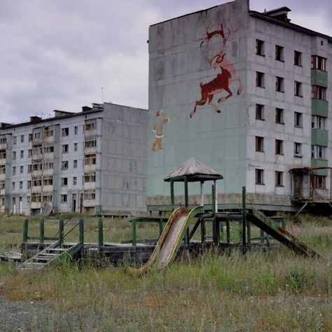 Nuclear Winter by crabsp00k Nuclear Winter, Abandoned City, Ghost City, Brutalism Architecture, Abandoned Cities, Europe Aesthetic, Abandoned House, Haunted Places, Abandoned Buildings