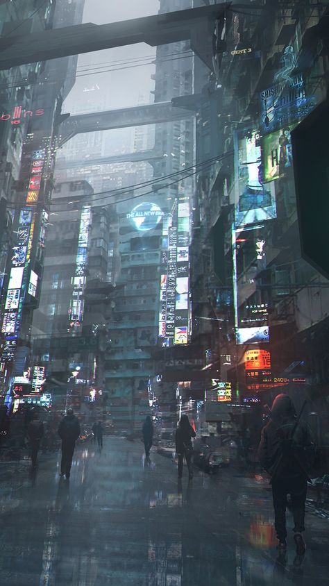 New York Futuristic, Dystopian Art Landscapes, Cyberpunk Aesthetic City, Dystopian City Aesthetic, Future Distopia, Coruscant Aesthetic, Futuristic City Aesthetic, Futuristic Dystopian Aesthetic, Modern Fantasy City