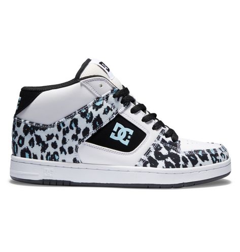 Dc Shoes Women, Cheetah Style, Mid Top Shoes, Skate Style, Mid Top, Dc Shoes, Online Shopping For Women, Iconic Women, Shoe Size Chart