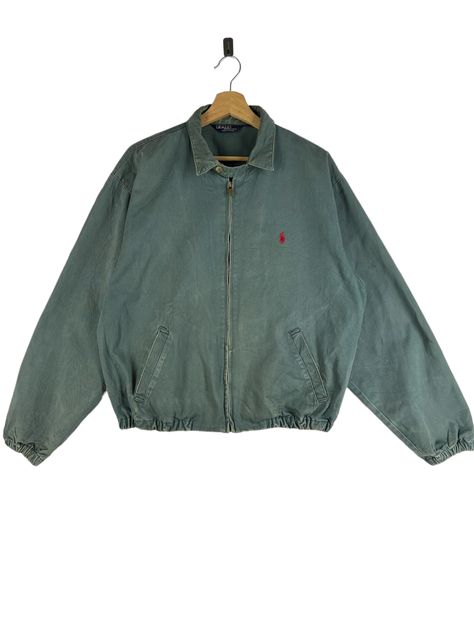 Harrington Jacket Men, Winter Drip, Men Fashion Vintage, Polo Ralph Lauren Jacket, Ralph Laurent, Ralph Lauren Jacket, Future Clothes, Harrington Jacket, Duck Canvas