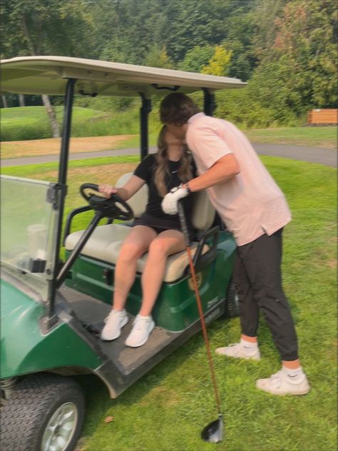 Prom Date Pictures Couples, Golf Core Aesthetic, Golf Boy Aesthetic, Golf Girlfriend Aesthetic, Golf Guy Aesthetic, Cute Golf Couples Pictures, Golf Men Aesthetic, Golf Couple Goals, Golf Aesthetic Couples