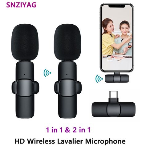 Lavalier Microphone, Barrier Free, Video Recording, Audio Recording, Wireless Technology, Live Broadcast, Noise Reduction, Microphones, Portable Audio