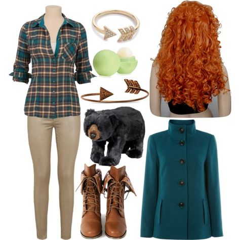 #modern #merida #brave #disney #disneybound #arrow #redhair #vintage Modern Disney Outfits, Merida Outfit, Modern Merida, Disney Bound Outfits Casual, Modern Fashion Outfits, Disney Princess Costumes, Disney Princess Outfits, Cute Disney Outfits, Disney Inspired Fashion