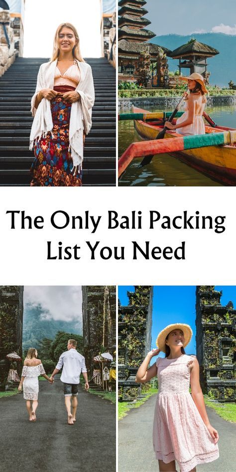 Simplify your Bali packing with this comprehensive list! From beachwear to temple attire, we've got you covered for every occasion. Bali Temple Outfit, Bali Trip Outfit Ideas, Bali Attire, What To Wear In Bali For Women, Bali Looks, What To Wear In Bali, Bali Packing List, Bali Fits, Bali Yoga Retreat