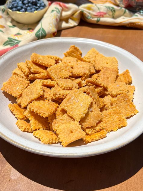 Sourdough Cheez-its Recipe Discard Cheezits, Sour Dough Cheese It’s, Sourdough Cheezits, Cheesy Sourdough Discard Crackers, Sourdough Cheddar Jalepeno, Cheez It Recipe, Homemade Cheez Its, Ricotta Dip, Store Bought Snack