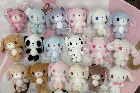 Sugarbunnies Plush, Sugar Bunnies Sanrio, Sanrio Puppy, Sugar Bunnies, Sanrio Plushies, Plushies Diy, Kawaii Collection, Charmmy Kitty, Pretty Princess