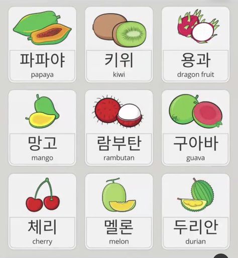 World Flags With Names, Korean Flashcards, Korean Vocab, Korean Vocabulary, Learn Basic Korean, Korean Letters, Korean Learning, Learn Korean Alphabet, Easy Korean Words