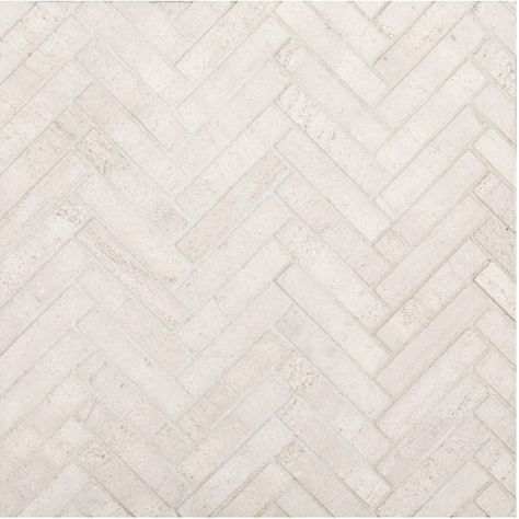 A beige / cream natural stone mosaic herringbone styx tile by Jeffrey Court. Backyard Tiles, Shower Remodel Diy, Small Shower Remodel, Jeffrey Court, Ideas For Bathroom, Diy Bathroom Storage, Beige Kitchen, Backsplash Kitchen, Small Showers