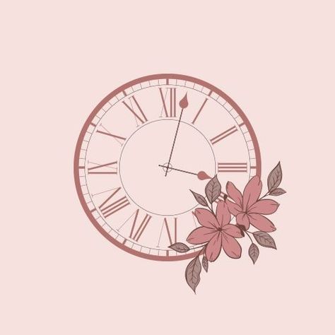 Clock Logo Aesthetic, Pink Clock Icon, Time Icon Clock, Clock App Icon, Clock Logo, Vintage App, Pink Clocks, App Ikon, Aesthetic Clock