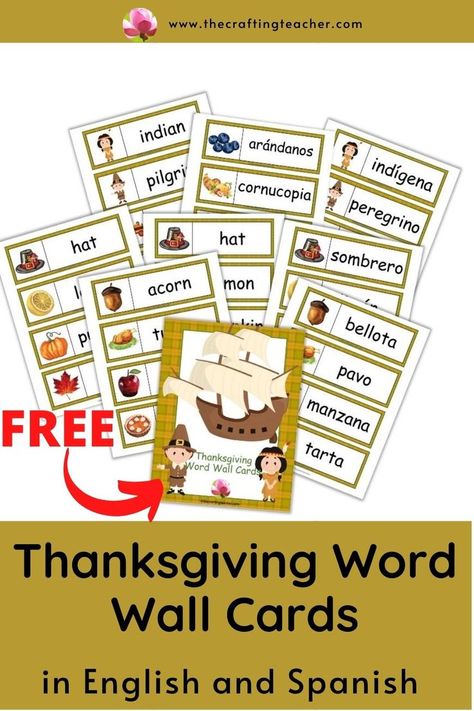 Turkey Beginning Sounds Free, Thanksgiving Words Preschool, Word Cards With Pictures Free Printable, Thanksgiving Syllables Free, Thanksgiving Vocabulary Preschool, Thanksgiving Words List, Thanksgiving Curriculum, Thanksgiving Sentences, Daycare Inspiration