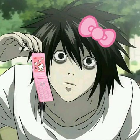 L Lawliet Hello Kitty, L Lawliet Pfp, Beginner Cosplay, Easy Cosplay Costumes, L Cosplay, L Icon, Dress Up Ideas, Easy Cosplay, Dog Filter