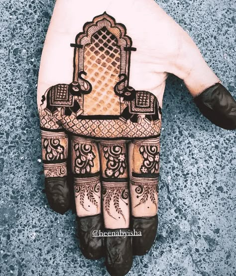 Elephant Design In Mehndi, Henna Designs With Elephant, Mehndi Designs With Elephants, Mehendi Designs Elephant, Elephant Design Mehndi, Mehndi Elephant Design, Elephant Design In Mahendi, Elephant In Mehndi, Elephant Mehendi Design Bridal