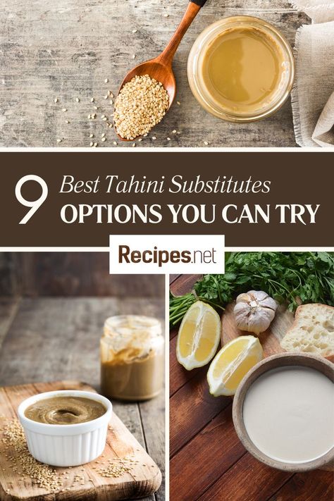 Tahini Sauce - Best Substitute Options You Can Try Tahini Substitute Hummus, Substitute For Tahini, Tahini Substitute, Tahini Recipes, Go To Recipes, Mat Inspiration, Homemade Tahini, Tahini Cookies, Tahini Recipe