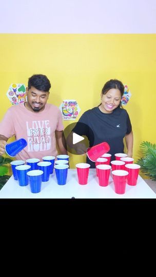 Cup Games For Kids, Picnic Games For Kids, Dhvani Bhanushali, Picnic Games, Cup Games, Family Fun Games, Minute To Win It, Fun Party Games, Holiday Games