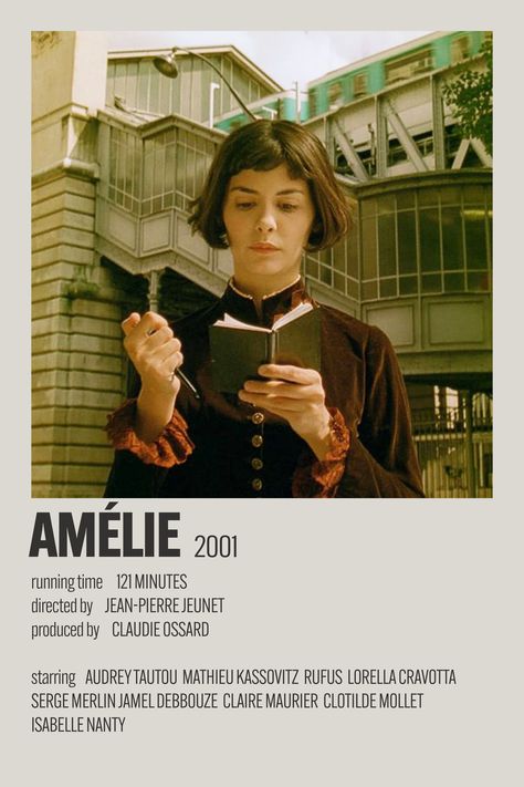 Romantic French Movies, Best French Films, French Films To Watch, French Films Aesthetic, French Movies Aesthetic, Amélie Poulain Aesthetic, Amelie Film, Amelie Movie Poster, Best French Movies