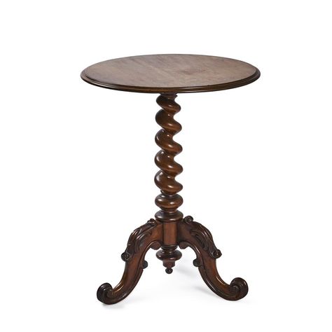 (9DA) A Small Victorian Barley Twist Side Table n\A Small Victorian Barley Twist Side Table Tripod legs with carved and… / MAD on Collections - Browse and find over 10,000 categories of collectables from around the world - antiques, stamps, coins, memorabilia, art, bottles, jewellery, furniture, medals, toys and more at madoncollections.com. Free to view - Free to Register - Visit today. #Furniture #DecorativeArts #MADonCollections #MADonC Barley Twist Furniture, Barley Twist, Barley, Tripod, Online Art, Art Decor, New Zealand, Side Table, Around The World