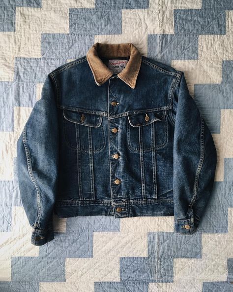 VELOUR on Instagram: “Smaller size Lee Storm Rider up for grabs. Nice and dark. DM for details.” Cowboy Fashion, Mens Vest Fashion, Rider Jacket, Classy Outfits Men, Denim Inspiration, Dad Fashion, Riders Jacket, Denim Wear, Men Stylish Dress