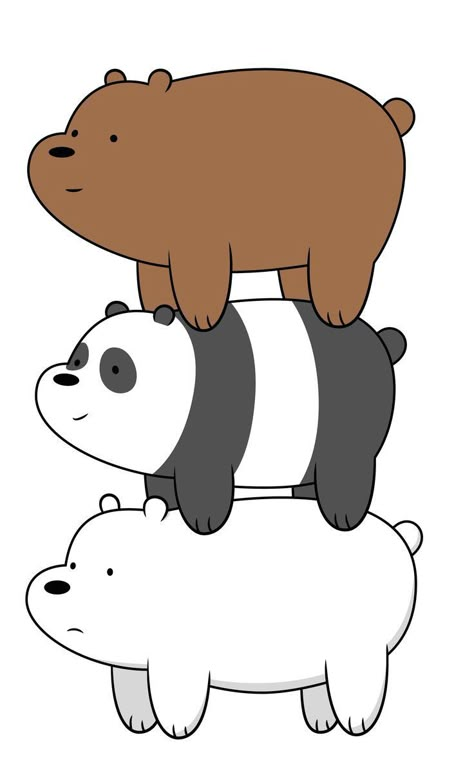 Cartoon Network Studios, Cartoon Bears, We Bare Bear, Teddy Bears Picnic, Light Blue Wallpaper, We Bare Bears Wallpapers, The Three Bears, Cute Bear Drawings, Artistic Pictures