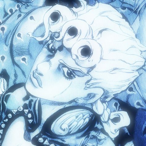 Jojo Pfp Aesthetic, Giorno Pfp, Jojos Pfp, Jjba Giorno, Jjba Icons, Blue Y2k, Iphone Homescreen Wallpaper, Blue Poster, Anime Profile