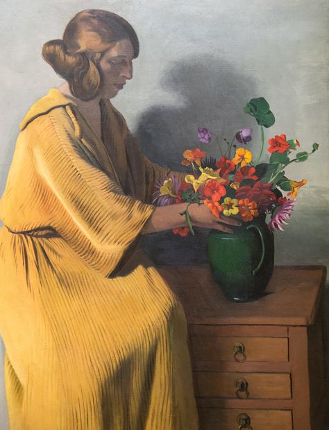 Félix Vallotton (1865-1925) "Femme au bouquet" dét. (1922,… | Flickr Felix Vallotton, Les Nabis, Swiss Art, Maurice Denis, Illustration Kunst, Edouard Vuillard, Pierre Bonnard, Alberto Giacometti, Digital Museum