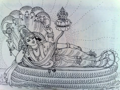 ரங்கநாதா ranganatha Perumal Drawing, Narayan Drawing, God Drawing, Indian Traditional Paintings, Buddhist Art Drawing, Ancient Drawings, Kalamkari Painting, Kerala Mural Painting, Madhubani Art