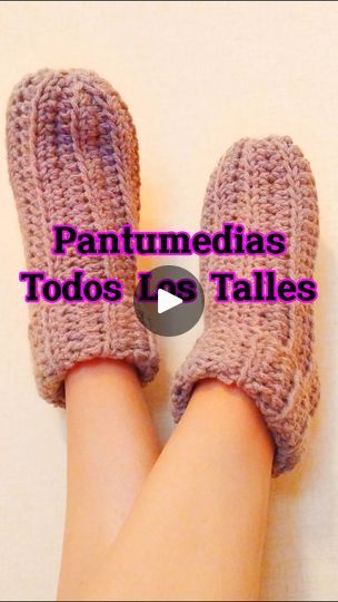 Pantuflas Tejidas, The Playlist, Ponchos, A Video, Media, Crochet