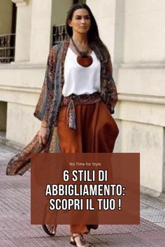 Esplora i 6 stili di abbigliamento che riflettono la tua personalità e scopri quello perfetto per te! Nel mio ultimo articolo sul blog, svelo i segreti di ogni stile e offro consigli su come abbracciare al meglio la moda che ti rappresenta. #moda #stilepersonale #consigliabbigliamento #tendenzemode #stileunico #fashionblog Stile Hippie Chic, Shabby Chic Outfits, Outfit Boho Chic, Moda Over 50, Moda Casual Chic, Stile Casual Chic, Stile Boho Chic, Shabby Chic Clothes, Outfit Primavera