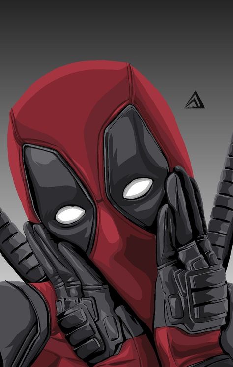 Marvel Vector Art, Deadpool And Wolverine Painting, Deadpool Canvas Painting, Deadpool Drawing Sketches, Deadpool Pop Art, Deadpool Art Drawing, Deadpool Drawings, Marvel Pop Art, Pop Art Comic Marvel