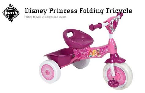 For the little princess in your life. http://www.huffybikes.com/Products/Product.aspx?pid=926|1|2 Pink Disney Princess, Folding Tricycle, Baby Doll Bed, Honda Ruckus, Bicycle Workout, Doll Crib, Unicorn Backpack, Toy Cars For Kids, Doll Beds