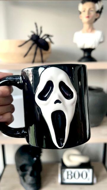 Sharing my spooky mug purchases from 2022 and I have listed where they’re each from below 🦇🖤 🦇Ghostface Mug @spirithalloween 🦇3D Ghost Mug @tjmaxx 🦇Skull Mug @killstar 🦇Ghosties Mug @marshalls 🦇Trick ‘R Treat Pumpkin Mug @spirithalloween 🦇Heat Activated Sam Mug @spirithalloween Creepy Mug, Trick R Treat Pumpkin, Skull Mug, Ghost Mug, Pumpkin Mug, Trick R Treat, Ghost Faces, Samhain, Ceramic Mug