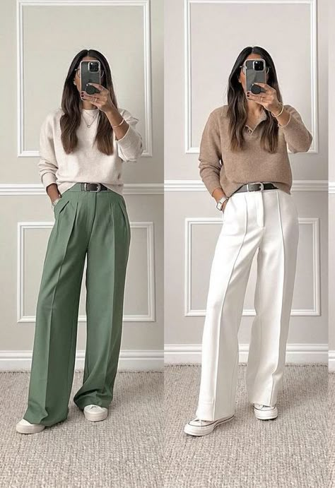 Work Attire Casual Office Wear, Casual Work Outfits Women, Casual Office Wear, Casual Outfits For Work, Office Outfits Women, Business Casual Outfits For Work, Work Fits, Mode Casual, Stylish Work Outfits