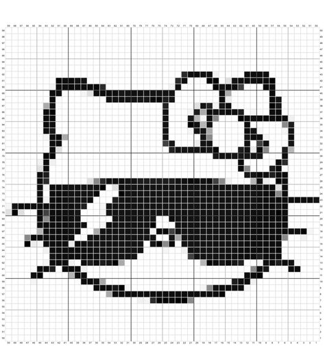 32x32 Pixel Art Grid Black And White, Junji Ito Pixel Art Grid, Y2k Pixel Art, Black Pixel Art, Pixel Art Black And White, Black And White Pixel Art, Crochet Templates, 32x32 Pixel Art Grid, Black And White Tapestry