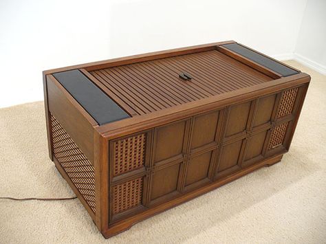 Coffee Table Stereo's Magnavox Console Stereo, Hope Chest, Storage Chest, Coffee Table, Google Search, Coffee, Quick Saves, Home Decor, Home Décor