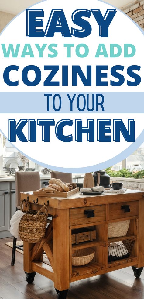 Lavish Home Decor Fu How To Make Your Kitchen Feel Homey, Make Kitchen Cozy, Cozy Kitchen Organization, Hygge Aesthetic Kitchen, How To Make My Kitchen Cozy, Cozy House Aesthetic Kitchen, How To Make Your Kitchen Cozy, Hygge Kitchen Ideas, Hygge Decor Kitchen