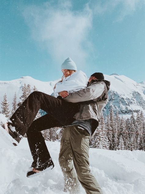 Couple Snowboarding Pictures, Couple Skiing Pictures, Ski Trip Pictures, Snowboarding Couple, Winter Couple Pictures, Snowboarding Pictures, Ski Pics, Ski Pictures, Adventure Picture