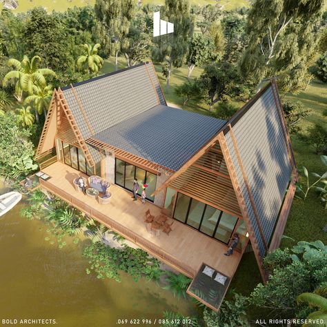 Private-Resort :: Behance A Frame Bungalow, Small Resort Design Plan, Resort Bungalow, Bungalow Resorts, Resort Design Plan, Building Design Plan, Private Resort, Resort Interior, Frame House Plans