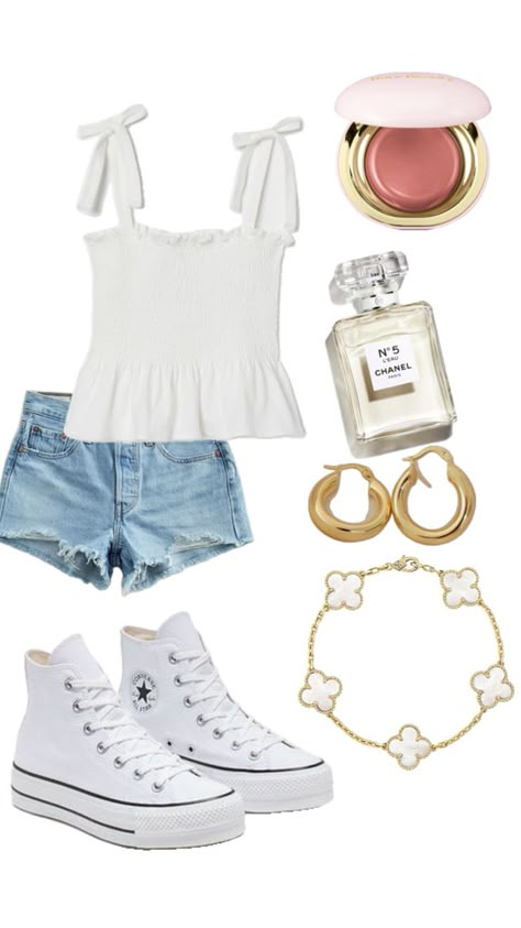 Outfit Inspirations For Teens, Basic Summer Outfits, Summer Outfits For Teens, Teen Summer, Outfit Inspo Summer, Trendy Outfits For Teens, Cute Preppy Outfits, Cute Everyday Outfits, Summer Fashion Outfits