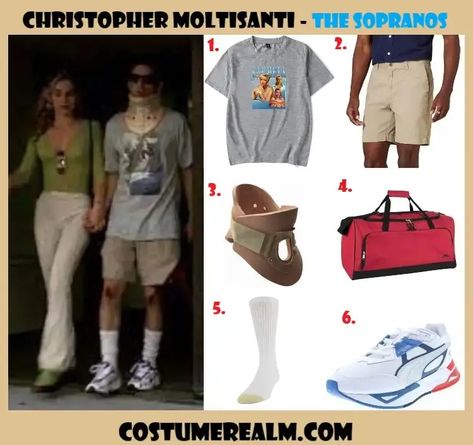 Christopher Moltisanti Costume Sopranos Halloween Costume, Sopranos Costume, Christopher Moltisanti, Puma Sports Shoes, Gangster Squad, Costume Guide, Young Bucks, Tony Soprano, Group Costumes