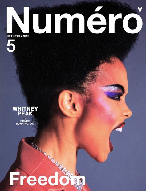 Numéro Netherlands Fall 2021 Covers: Freedom - The Anniversary issue (Numéro Netherlands) Numero Magazine, Whitney Peak, Second Anniversary, Fashion Cover, Vogue Covers, Full Circle, Images Gif, The Magicians, Magazine Cover