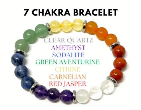 Crystal Knowledge, Bracelets Handmade Diy, Crystal Healing Bracelets, Healing Bracelets, Jewellery Making, Stone Bracelet, Crystals And Gemstones, Handmade Bracelets, Bracelet Making