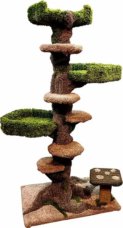 Custom Cat Trees, Unique Cat Trees, Cat Tree Designs, Large Cat Tree, Cool Cat Trees, Cat Tree House, Diy Cat Tree, Cat House Diy, Twisted Tree