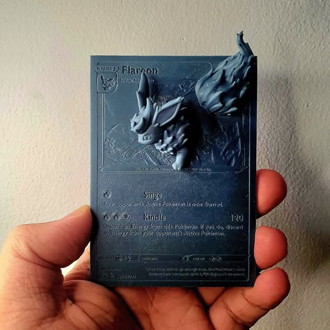 Excited to share the latest addition to my #etsy shop: Flareon - 3D / 4D Card - Custom 3D Printing File - Pokemon https://etsy.me/3rFN74X #pokemon #toy #3d #card #print #stl #art #pokemoncard #4dcard 3d Printer Enclosure, 3d Pokemon, Drukarka 3d, 3d Printing Art, 3d Printing Diy, 3d Printing Projects, Pokemon Toy, Card Print, Superhero Art