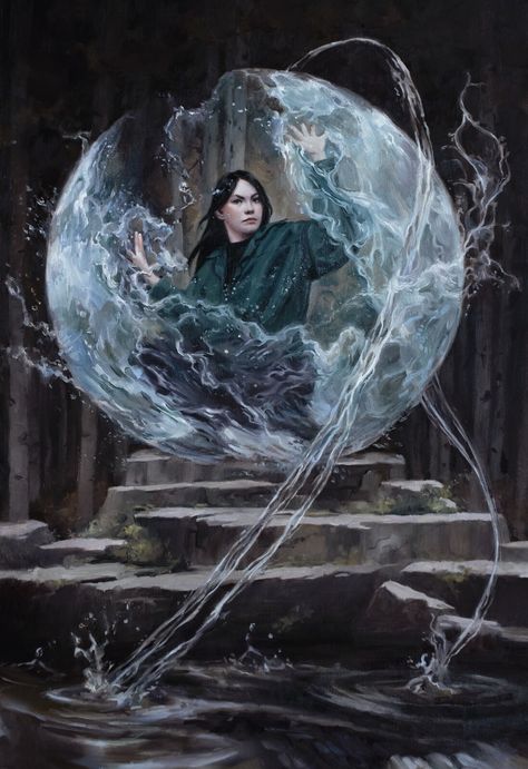 Water Mage, Elemental Magic, Elemental Powers, Water Powers, Magic Aesthetic, Magic Powers, Water Element, High Fantasy, Magic Art