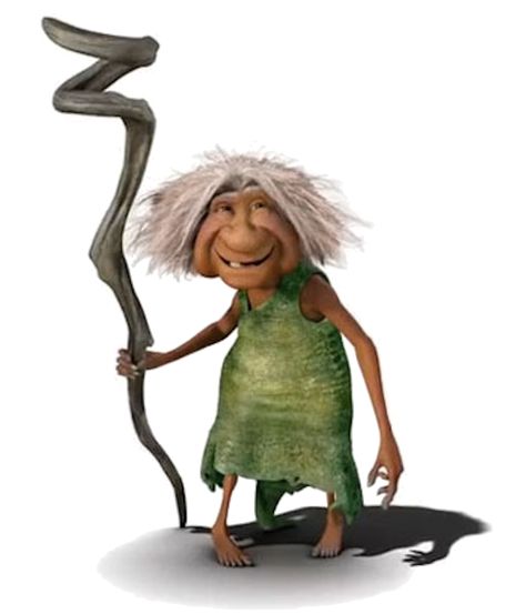 Gran is the grandmother of the Crood family. She is also Ugga Crood's mother and supporting character in the Dreamworks animated movie The Croods, its sequel The Croods: A New Age, and the Netflix prequel series Dawn of the Croods. She was voiced by the late Cloris Leachman in the films, and Laraine Newman in the TV series. In Japanese Dub she is voiced by Masako Nozawa who also voiced Son Goku, and other Dragon Ball Z characters. She is stubborn, and (like any mother-in-law) loves to tease/... Megamind Roxanne, The Croods A New Age, Croods A New Age, Laraine Newman, Cloris Leachman, Spirit And Rain, The Croods, Heroes Wiki, Arthur Pendragon