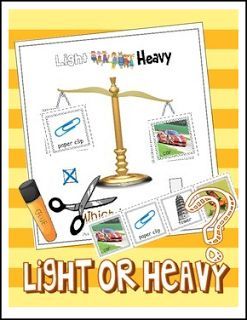 FREE MATH LESSON - “FREE Measurement: Sort by Weight” - Go to The Best of Teacher Entrepreneurs for this and hundreds of free lessons. Pre-Kindergarten - 1st Grade    #FreeLesson       #Math       http://www.thebestofteacherentrepreneurs.com/2016/10/free-math-lesson-free-measurement-sort.html Weight Kindergarten, Measurement Math Centers, Measurement Lessons, Preschool Alphabet Letters, Measurement Kindergarten, Early Years Ideas, Math Kindergarten, Measurement Activities, Math Madness