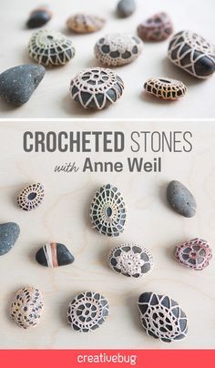 Hemp Crystal Necklace Diy, Art Au Crochet, Crochet Stone, Confection Au Crochet, Stil Boho, Stone Wrapping, Stone Crafts, Rock Crafts, Crochet Art