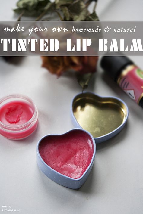 Diy Tinted Lip Balm, Gloss Diy, Rose Lip Balm, Vaseline Lip Therapy, Rose Lip, Lip Balm Recipes, Lip Therapy, Vaseline Lip, Diy Lip Gloss