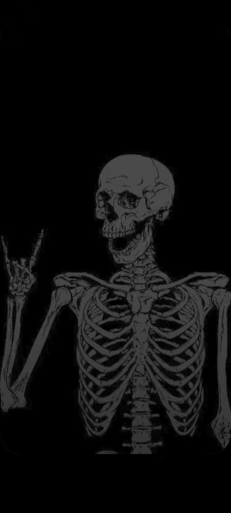 Skeletons Wallpaper Aesthetic, Goth Wallpaper, Emo Wallpaper, Skeleton Art, Dark Phone Wallpapers, Halloween Wallpaper Iphone, Pop Art Wallpaper, Skull Wallpaper, Black Wallpaper Iphone