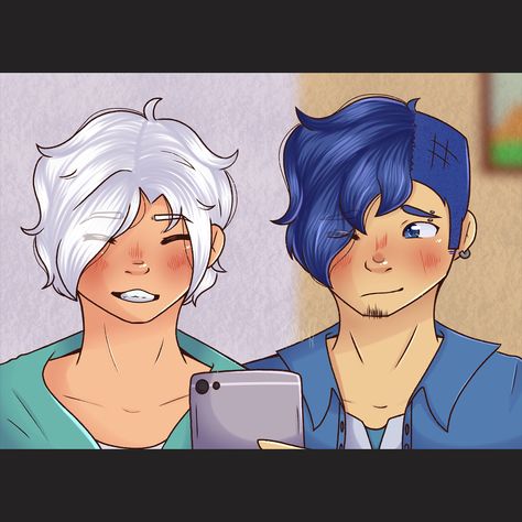 {Danvis?💙💚} Dante and Travis from the recent side story. • • • • • • • • {ask before copying or heavily referencing. DONT TRACE} @aphmau_… Travis From Aphmau, Travis Aphmau, Aphmau Mystreet, Aphmau Ships, Aphmau Fanart, Random Fanart, Top Secret, Random Things, Youtubers