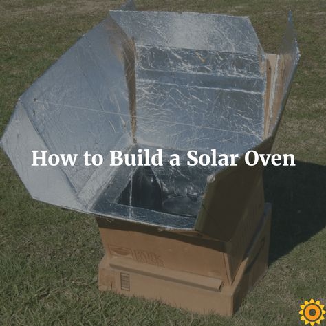 Take a look at this post for an easy tutorial on how to build a solar oven and get your own started in your backyard today! Solar Oven Diy, Solar Cooking, Solar Cooker, Solar Stove, Solar Oven, Sun Solar, Oven Cooker, Solar Projects, Prepper Survival